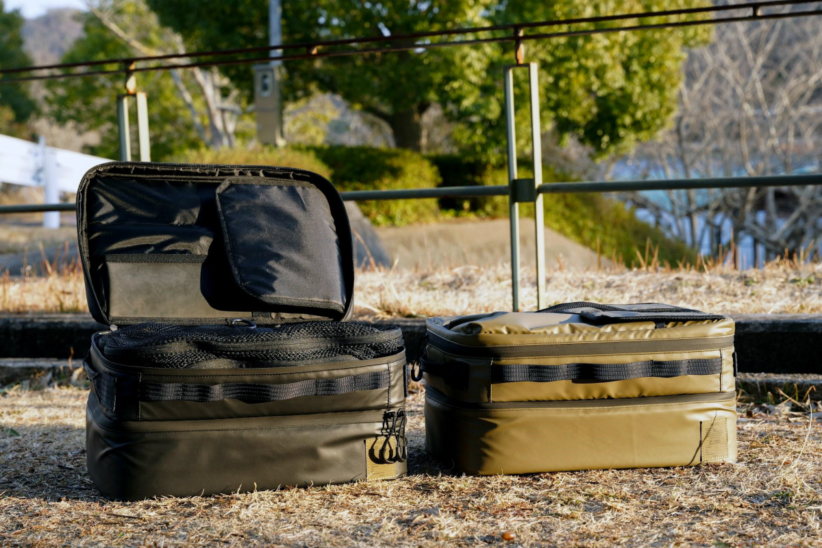 AS2OV アッソブNYLON POLYCARBONATE ALL IN DISH CASE KHAKI カーキ