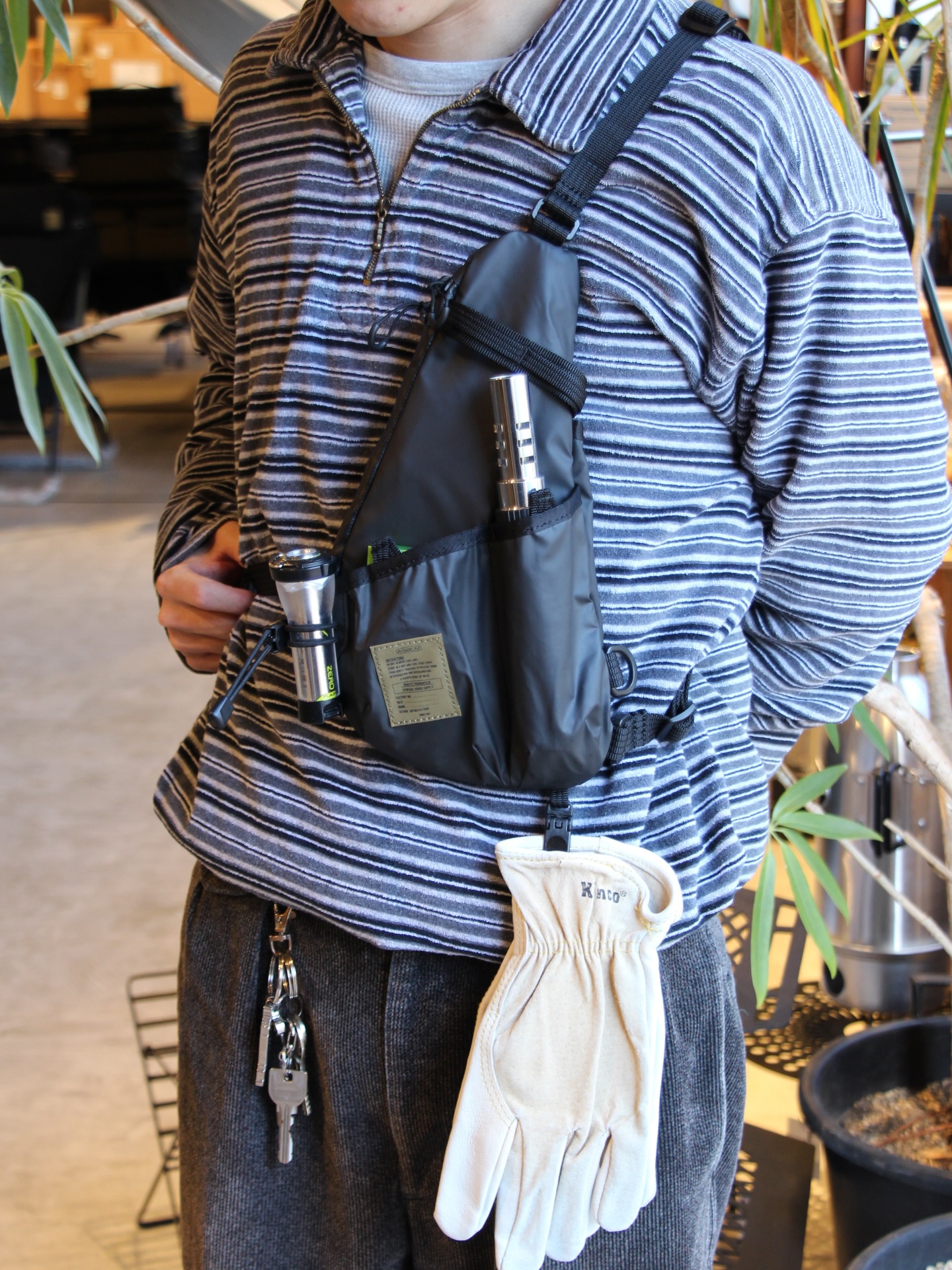 AS2OV　NYLON POLYCARBONATE HOLDER BAG