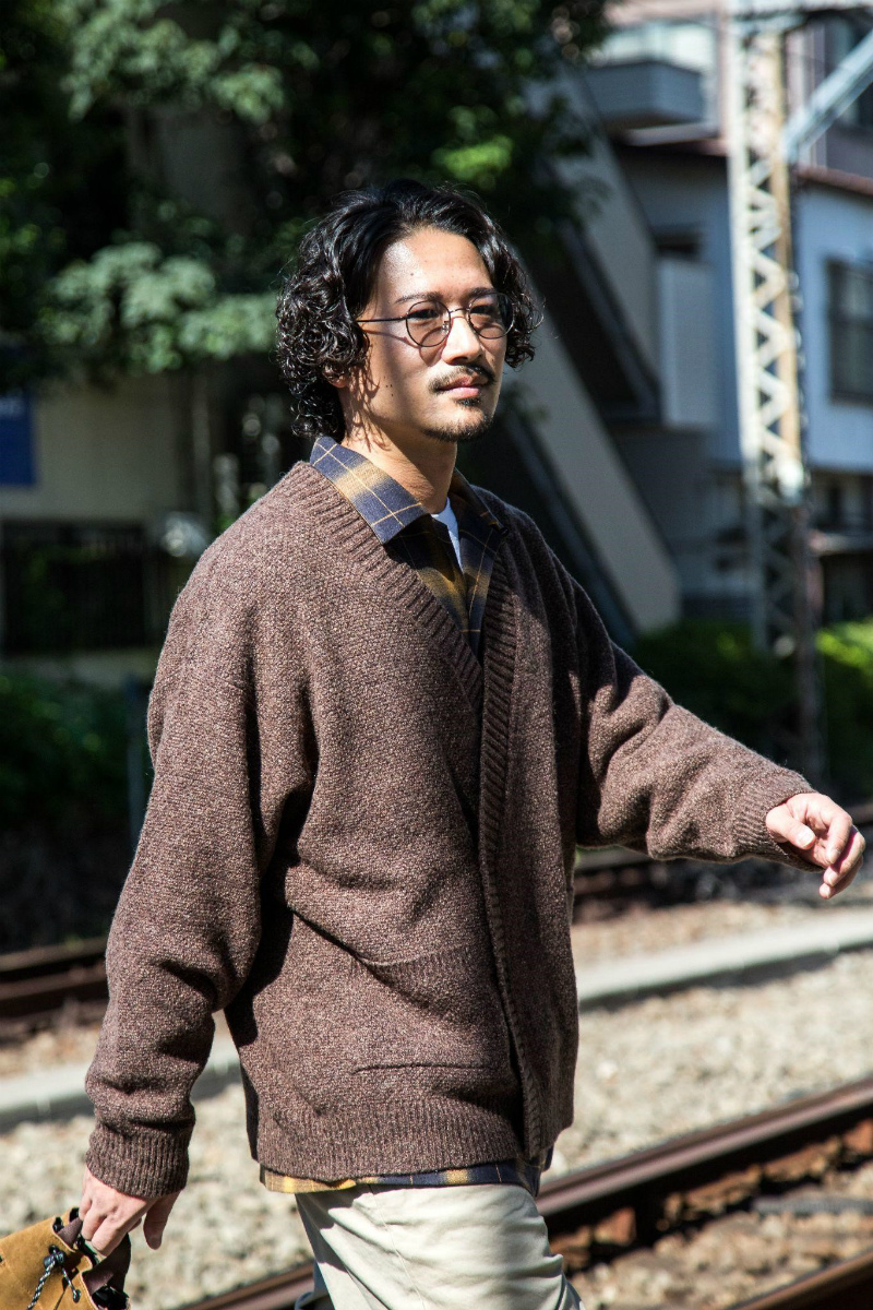 UNBY meanswhile DOUBLE KNIT CARDIGAN