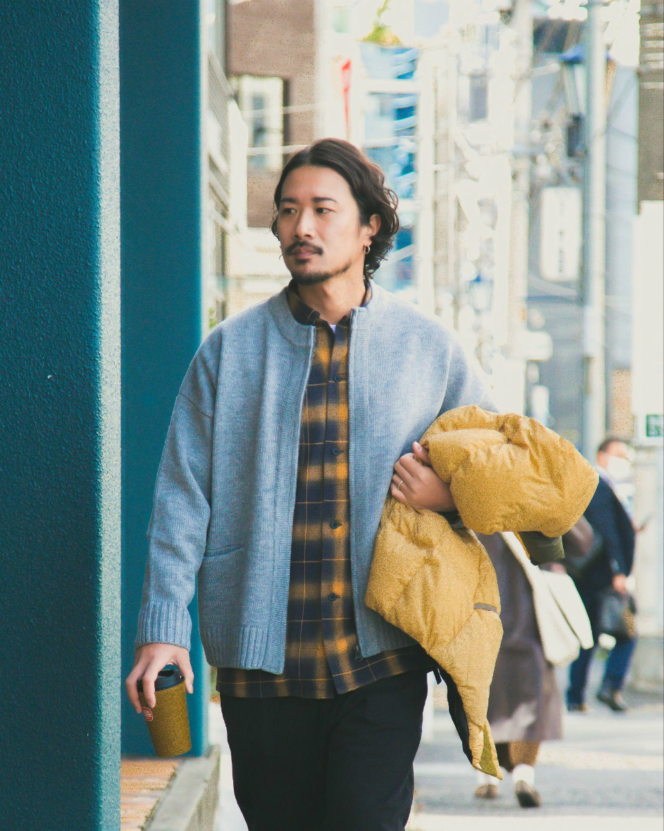 UNBY WAX Zip up Crew neck Cardigan