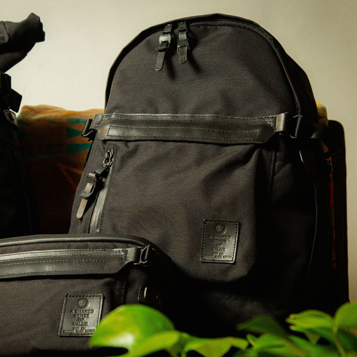 UNBY AS2OV UNBY STORE別注 FINETEX DAY PACK BLACK