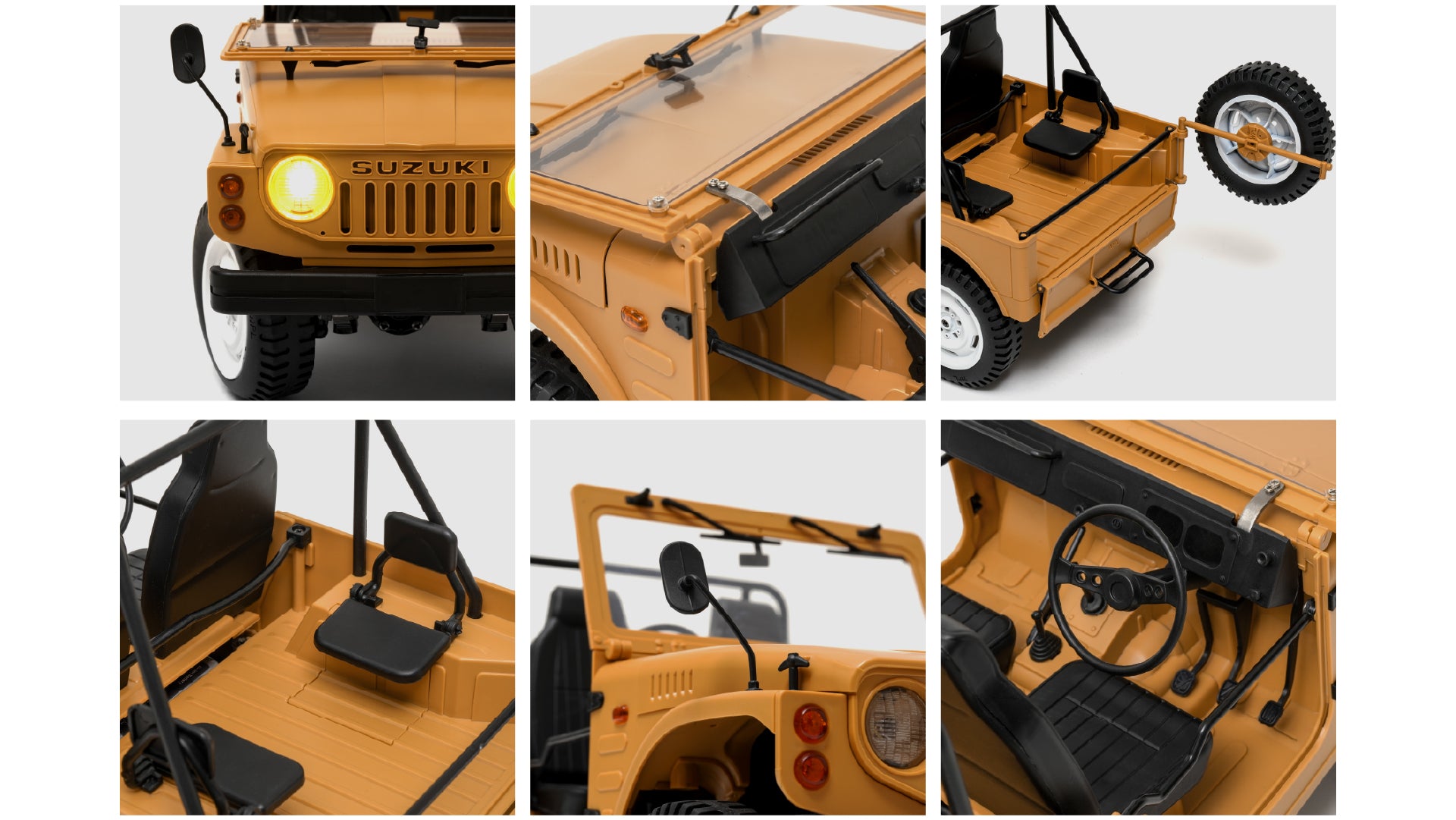 スズキ　ジムニーSJ10 サイドポール WPL JAPANWPL JAPAN スズキ ジムニー(SJ10 1型) C84 RTR | 雑貨