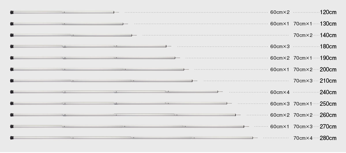 snow peak スノーピーク ウイングポールレッド 280cm タープ テント