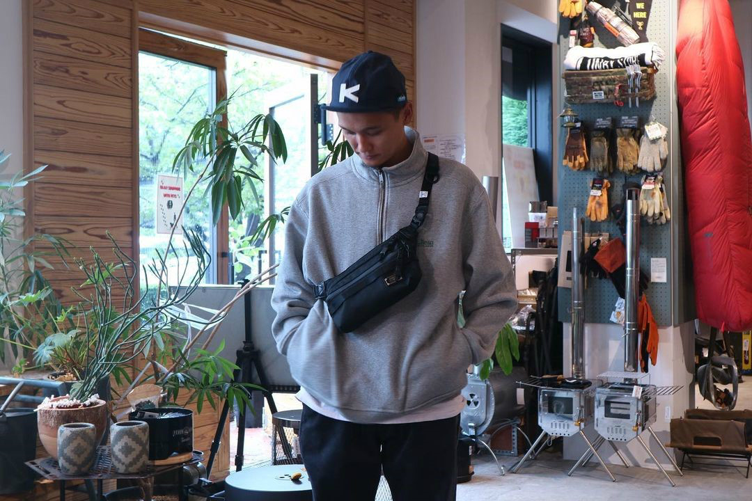 UNBY CAMP L.L.Bean winthrop halfzip sweat