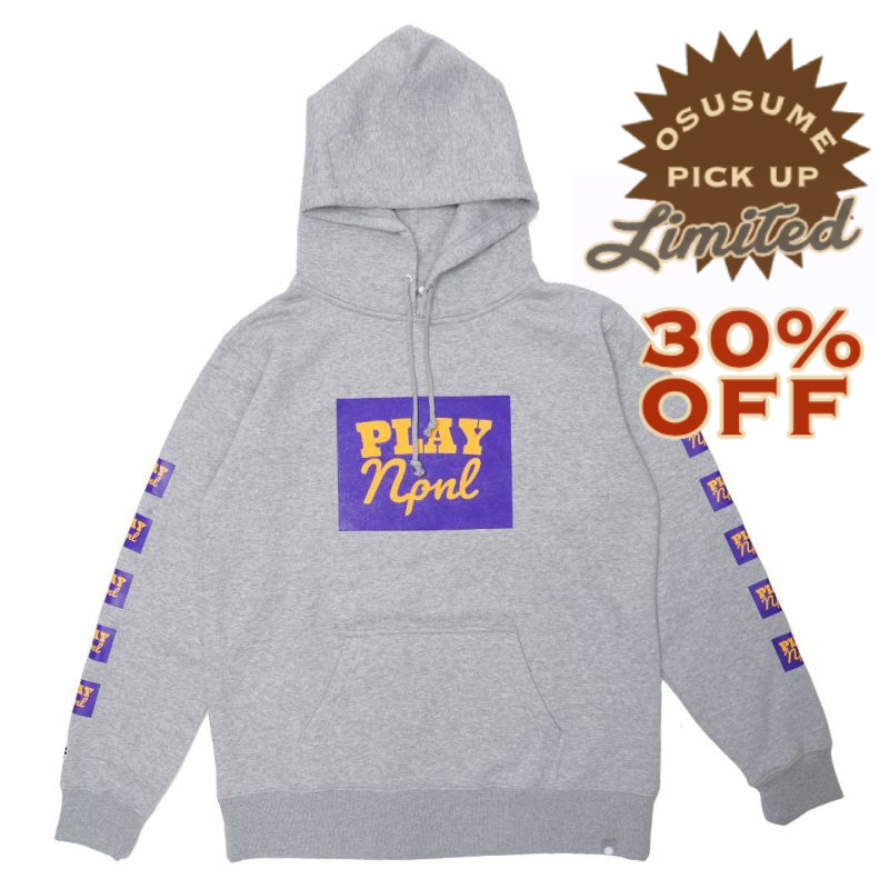 UNBY 【P01 (プレイ)】PLAY LOGO HOODED SW