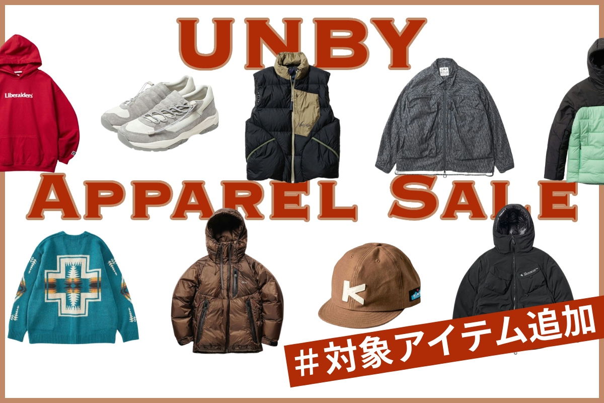 UNBY SALE セール CAMP キャンプ アパレル