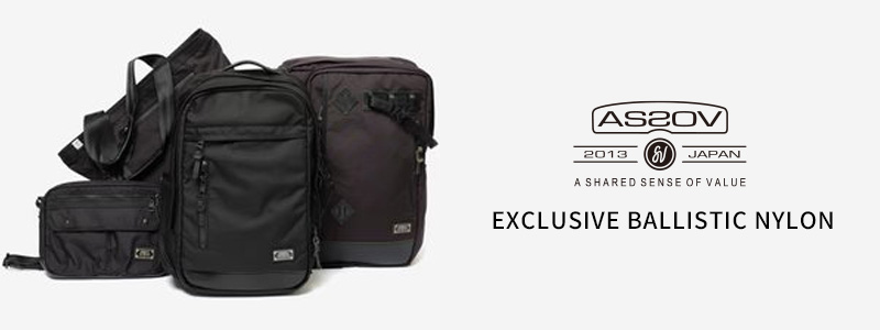 アッソブ ANA 別注 トートバッグ バリスティックナイロン レザー AS2OV AS2OV アッソブ EXCLUSIVE BALLISTIC NYLON バリスティックナイロン