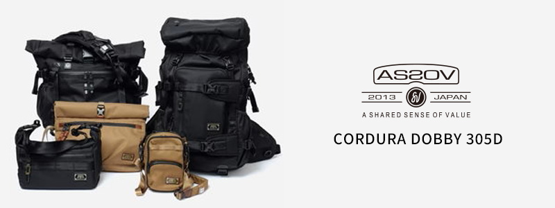 AS2OV アッソブ CORDURA DOBBY 305D FANNY PACK AS2OV (アッソブ) CORDURA DOBBY 305D FANNY PACK ファニーパック