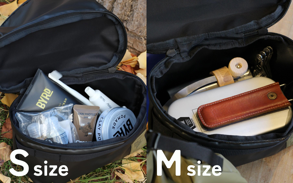 AS2OVのNYLON POLYCARBONATE 2ROOM POUCH