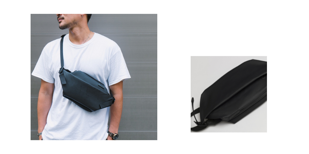 cote&ciel コートエシエル ODER-SPREE Mimas Black メッセンジャー