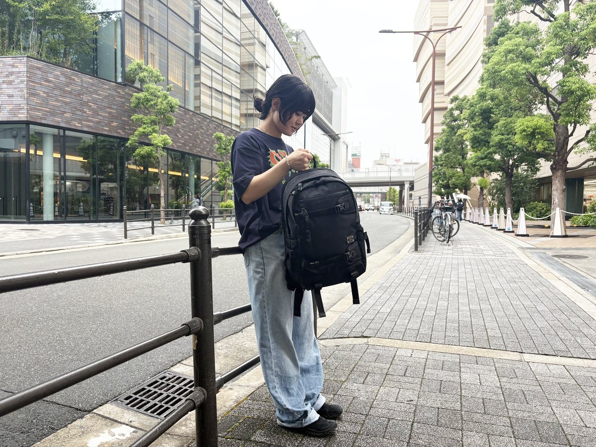 AS2OV CORDURA DOBBY 305D DAY PACK BLACK 使ってみた バックパック リュック
