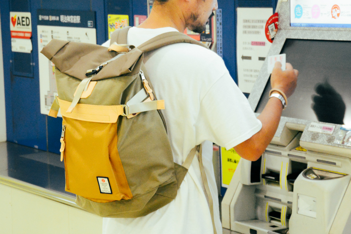 AS2OV アッソブ HIDENSITY CORDURA NYLON ROLL BACK PACK