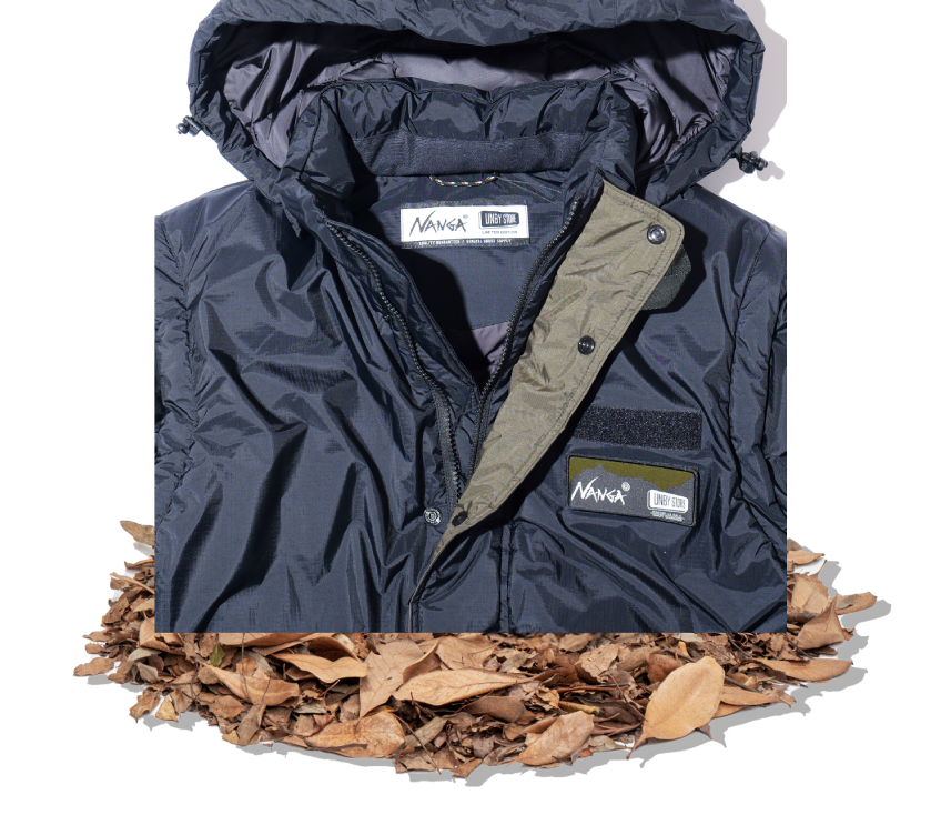 ぷ*ぅ様 NANGA　UNBY　プルオーバーダウン　Mサイズ NANGA x UNBY別注 22AW DOWN JKT ナンガ 別注 ダウン ジャケット