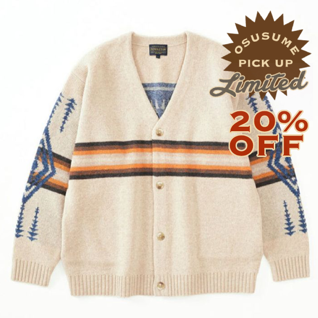UNBY 【PENDLETON】V neck Cardigan