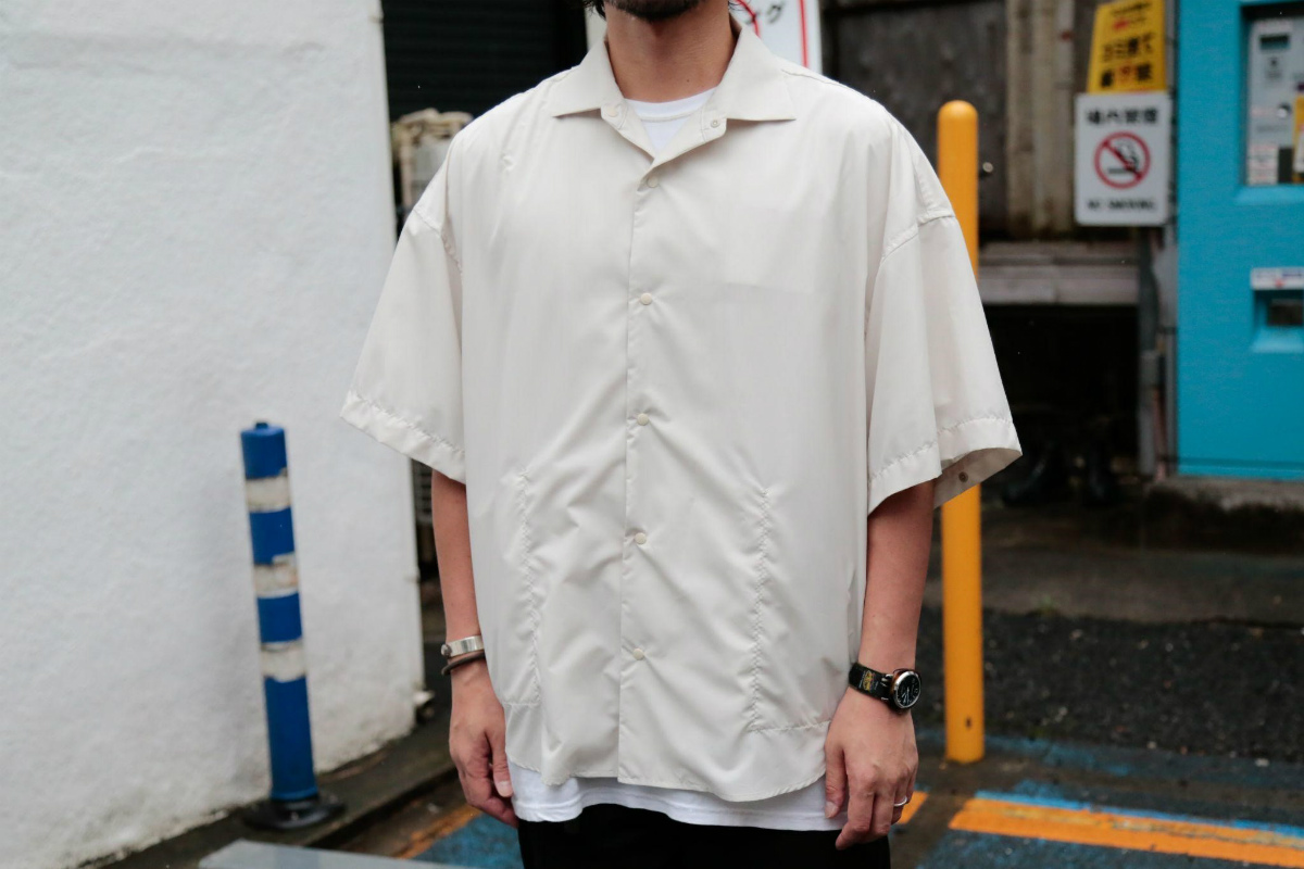 UNBY meanswhile FEATHER SMOOTH SNAP SH SHIRT 