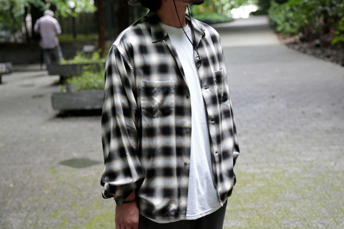 UNBY Town craft　オンブレチェックシャツ