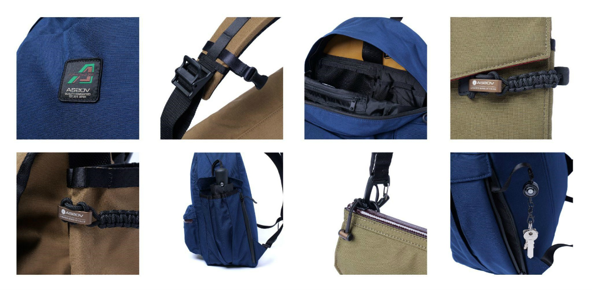 UNBY AS2OV STANDARD SERIES バックパック リュック メッセンジャー ショルダー バッグ BAG