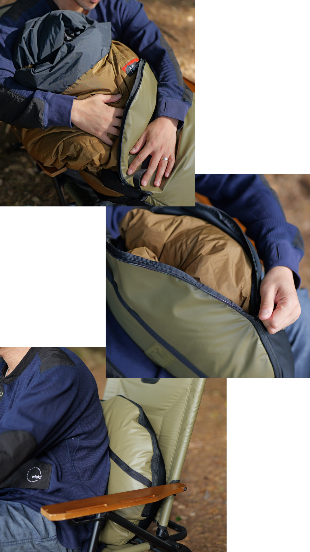 寝袋 収納 SLEEPING CUSION クッション AS2OV