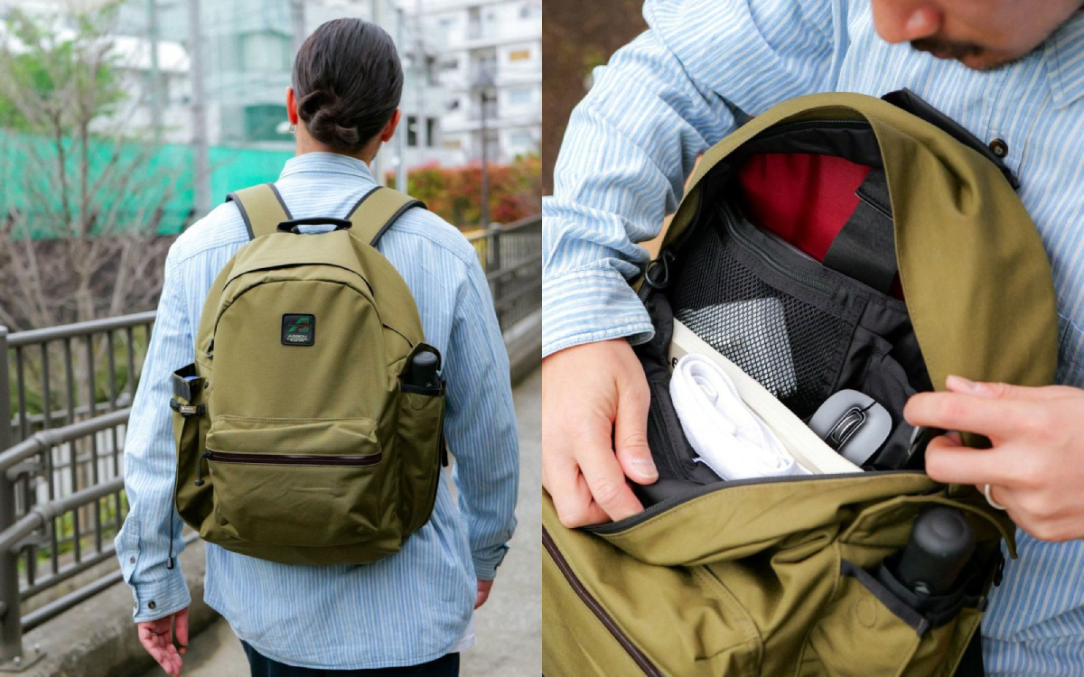 AS2OV WATER PROOF CORDURA 305D ROUND ZIP BACKPACK