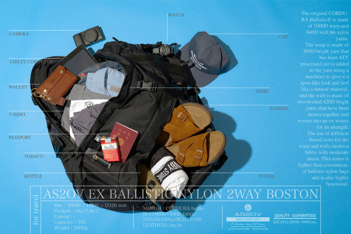 AS2OV トラベルバッグ 旅行