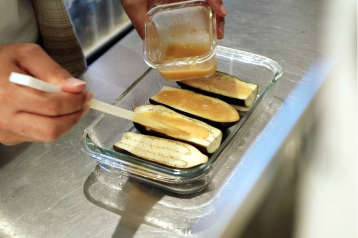 UNBY ソース　レシピ　チーズ　なす