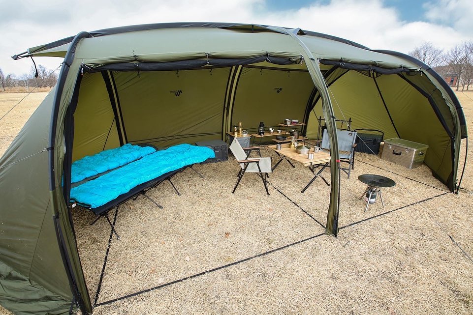 UNBY CAMP キャンプ MINIMALWORKS V HOUSE L BLACK