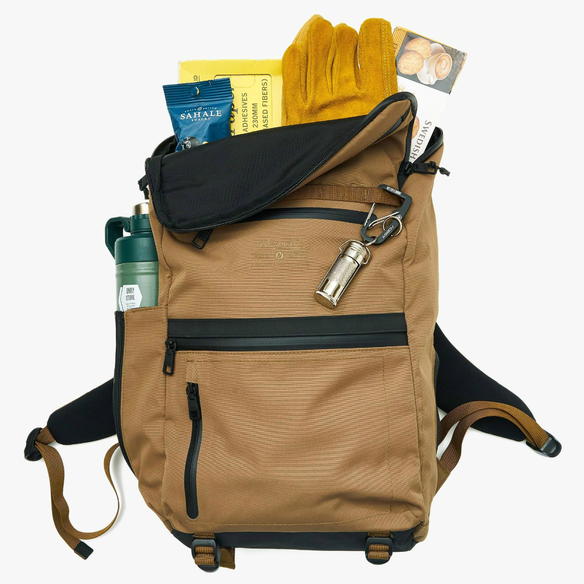 AS2OV WATER PROOF CORDURA 305D ROUND ZIP BACKPACK