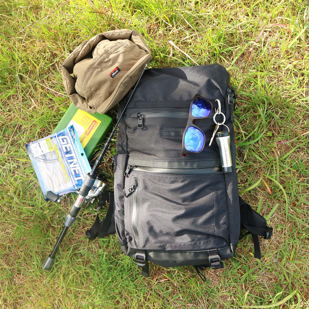 AS2OV WATER PROOF CORDURA 305D ROUND ZIP BACKPACK