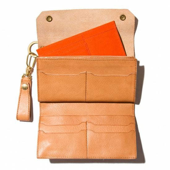 AS2OV (アッソブ) OILED SHRINK LEATHER LONG WALLET / 長財布