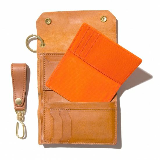 AS2OV (アッソブ) OILED SHRINK LEATHER SHORT WALLET / 折財布