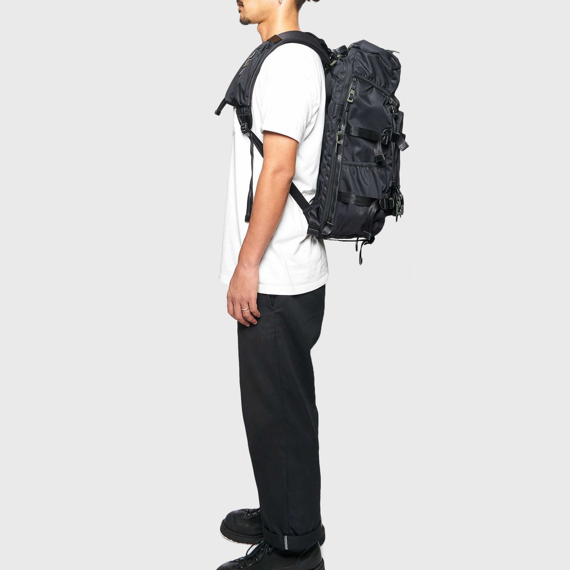 AS2OV CORDURA DOBBY 305D BACK PACK BLACK / バックパック リュック