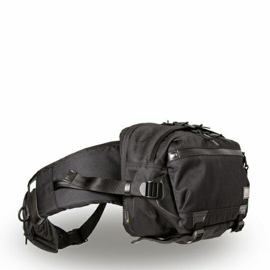 AS2OV (アッソブ) CORDURA DOBBY 305D WAIST BAG L BLACK / ウエスト