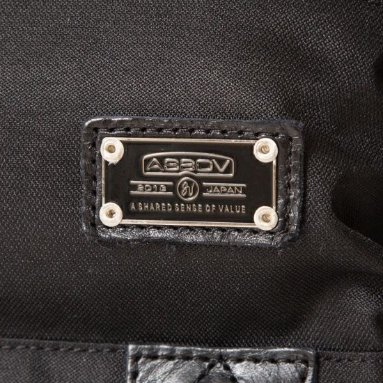 AS2OV (アッソブ) CORDURA DOBBY 305D WAIST BAG L BLACK / ウエスト