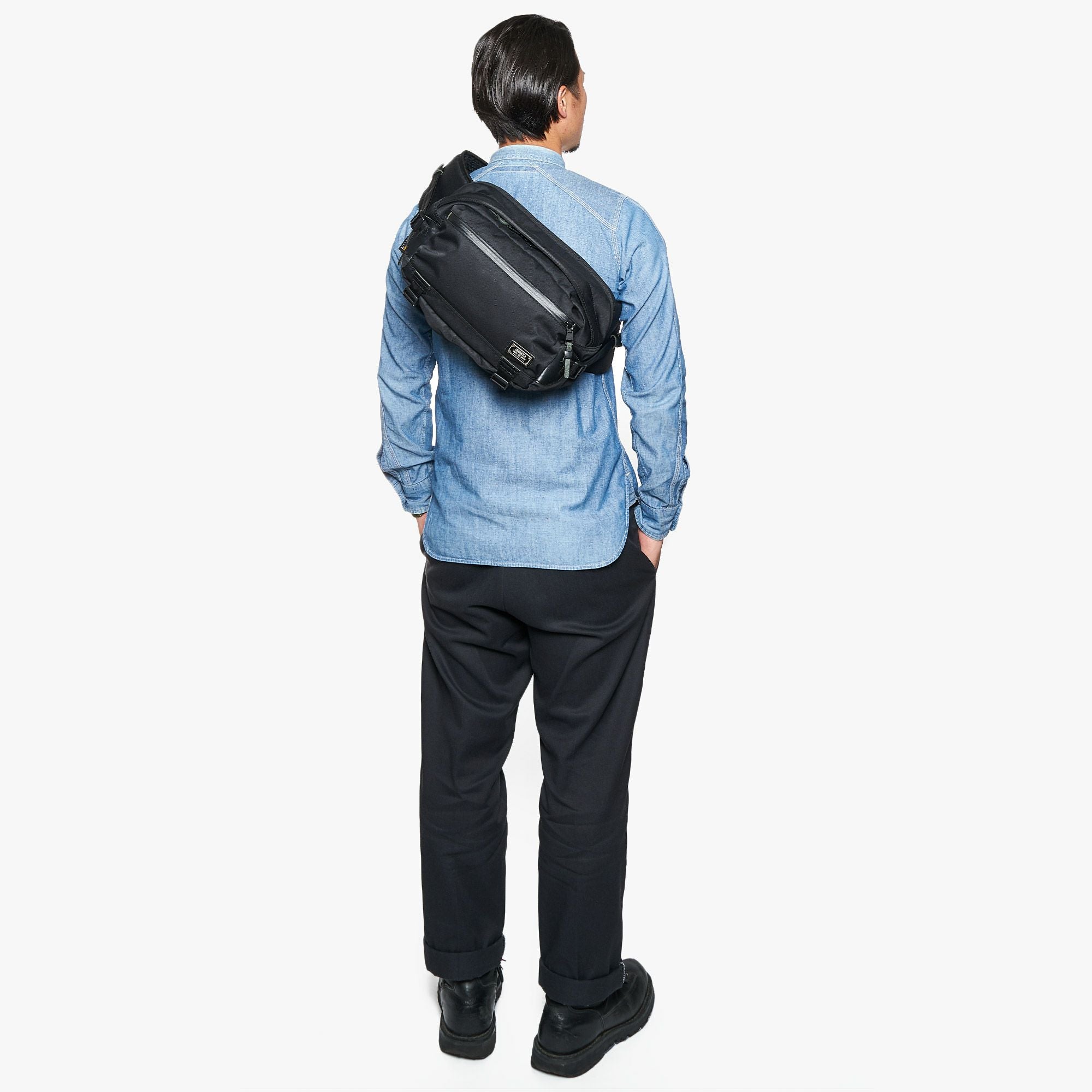バッグ AS2OV DOBBY 305D WAIST BAG/061402 AS2OV（アッソブ） ボディバッグ CORDURA DOBBY 305D L ウエストバッグ