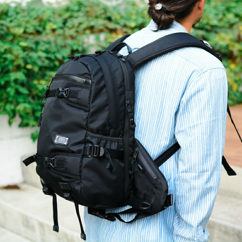 AS2OV CORDURA DOBBY 305D DAY PACK BLACK / バックパック | バッグ