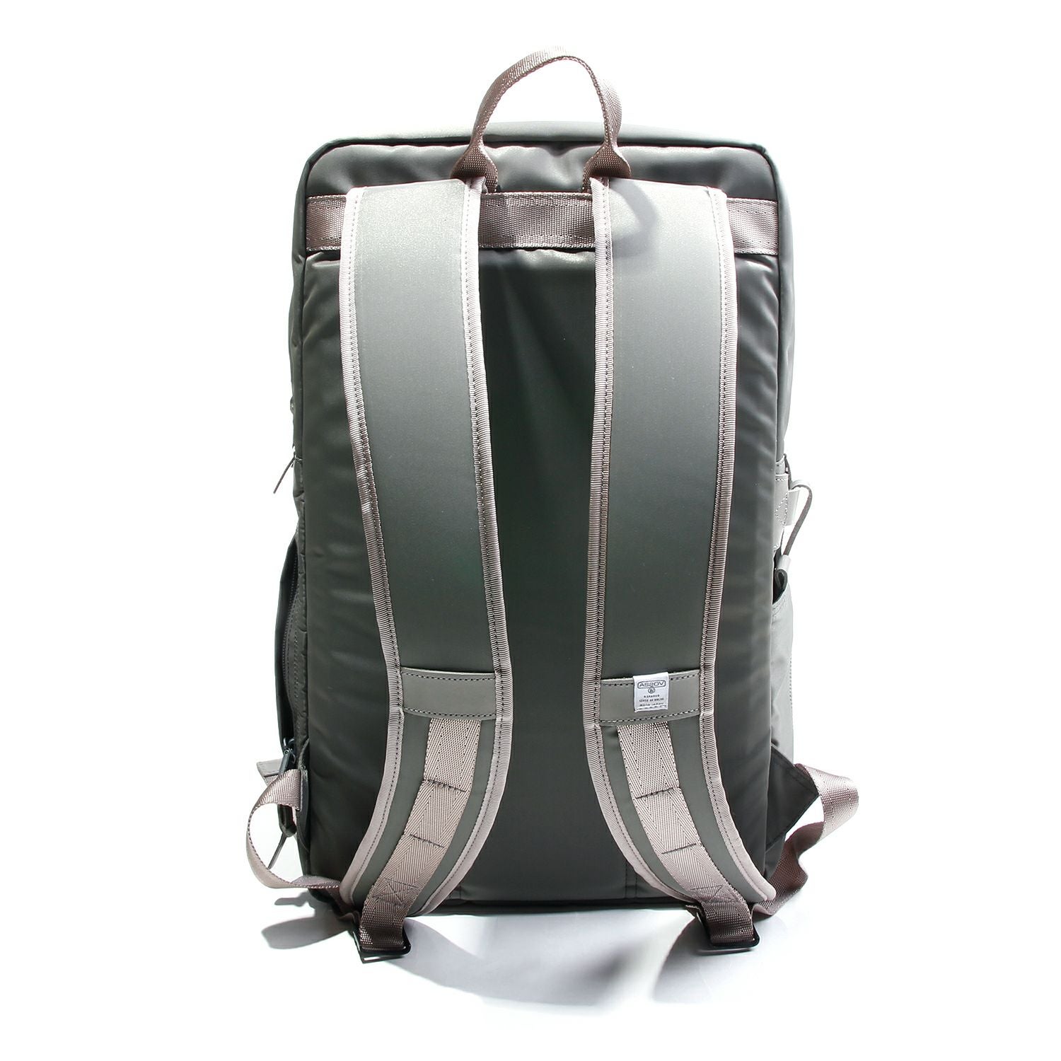 未使用品⭐︎ASSOV アッソブ　バックパック　グレー AS2OV (アッソブ) 210D NYLON TWILL SQUARE BACK PACK / バックパック