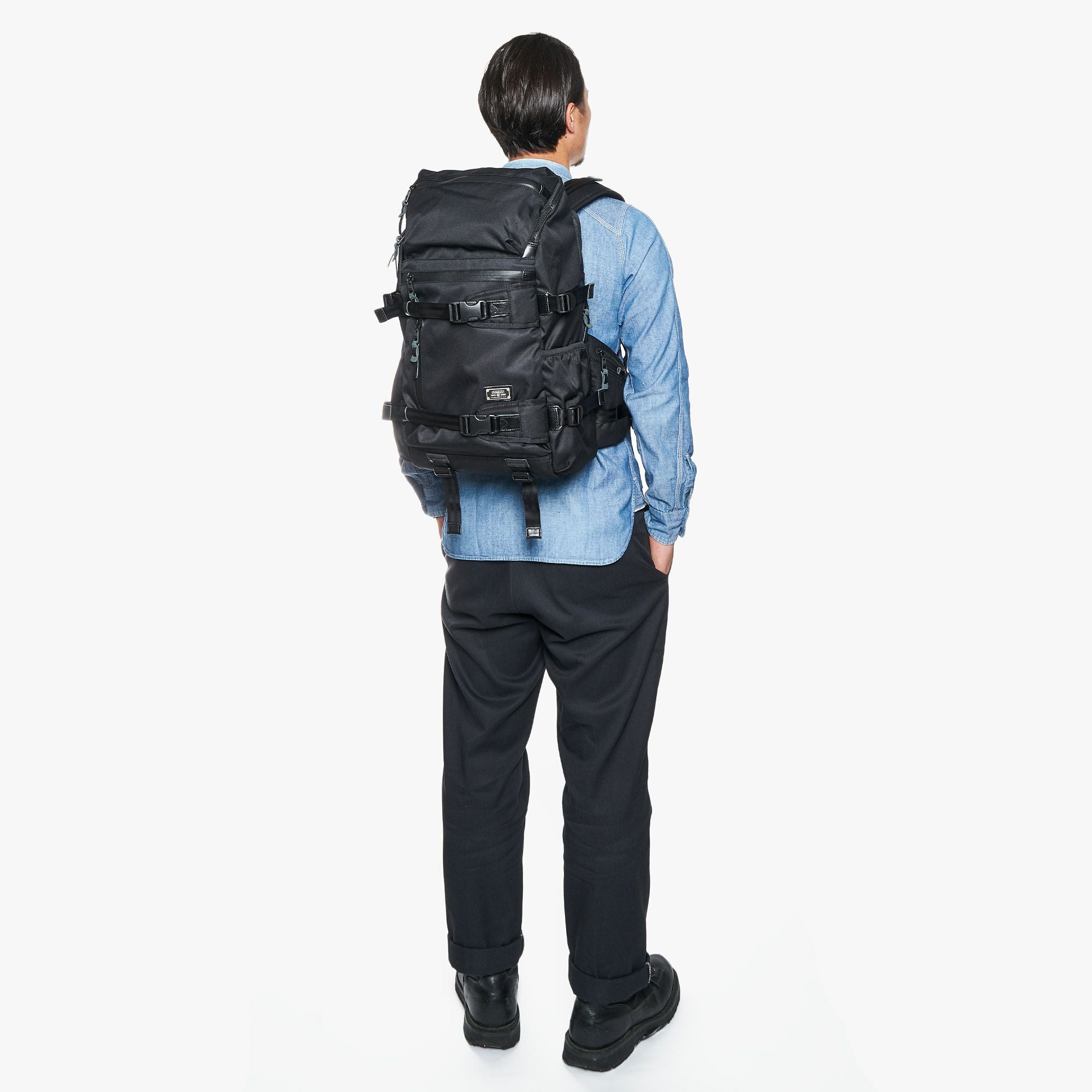 【極美品】AS2OV アッソブ CORDURA DOBBY AS2OV（アッソブ） CORDURA DOBBY 305D 3WAY BACK PACK M BLACK バック