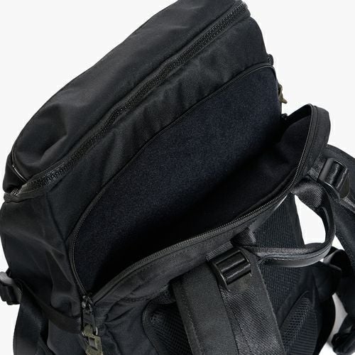 AS2OV (アッソブ) CORDURA DOBBY 305D ROUND ZIP BACK PACK BLACK