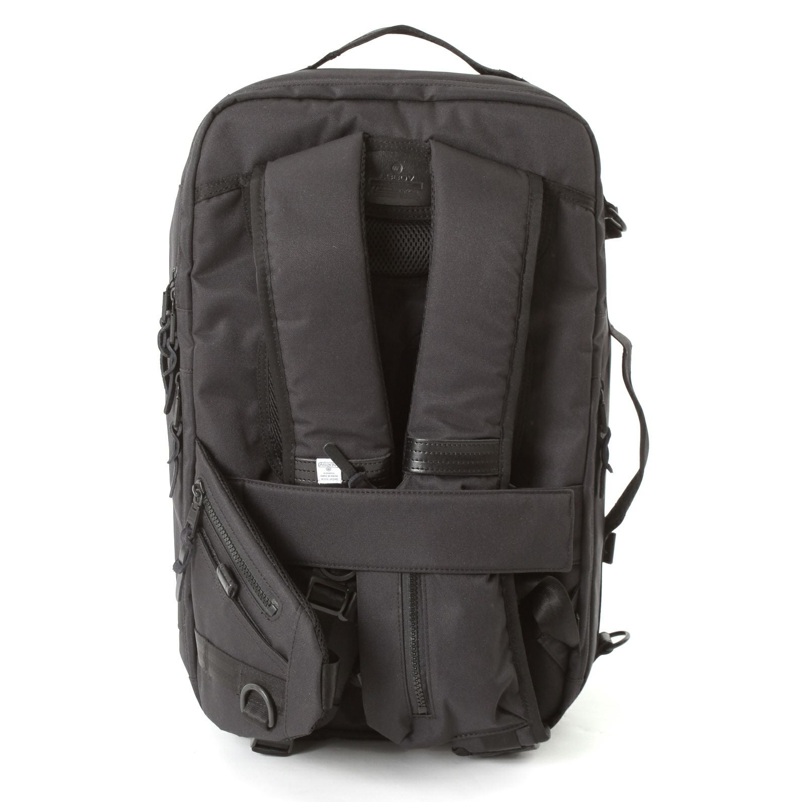 AS2OV (アッソブ) CORDURA DOBBY 305D 3WAY BACK PACK M BLACK