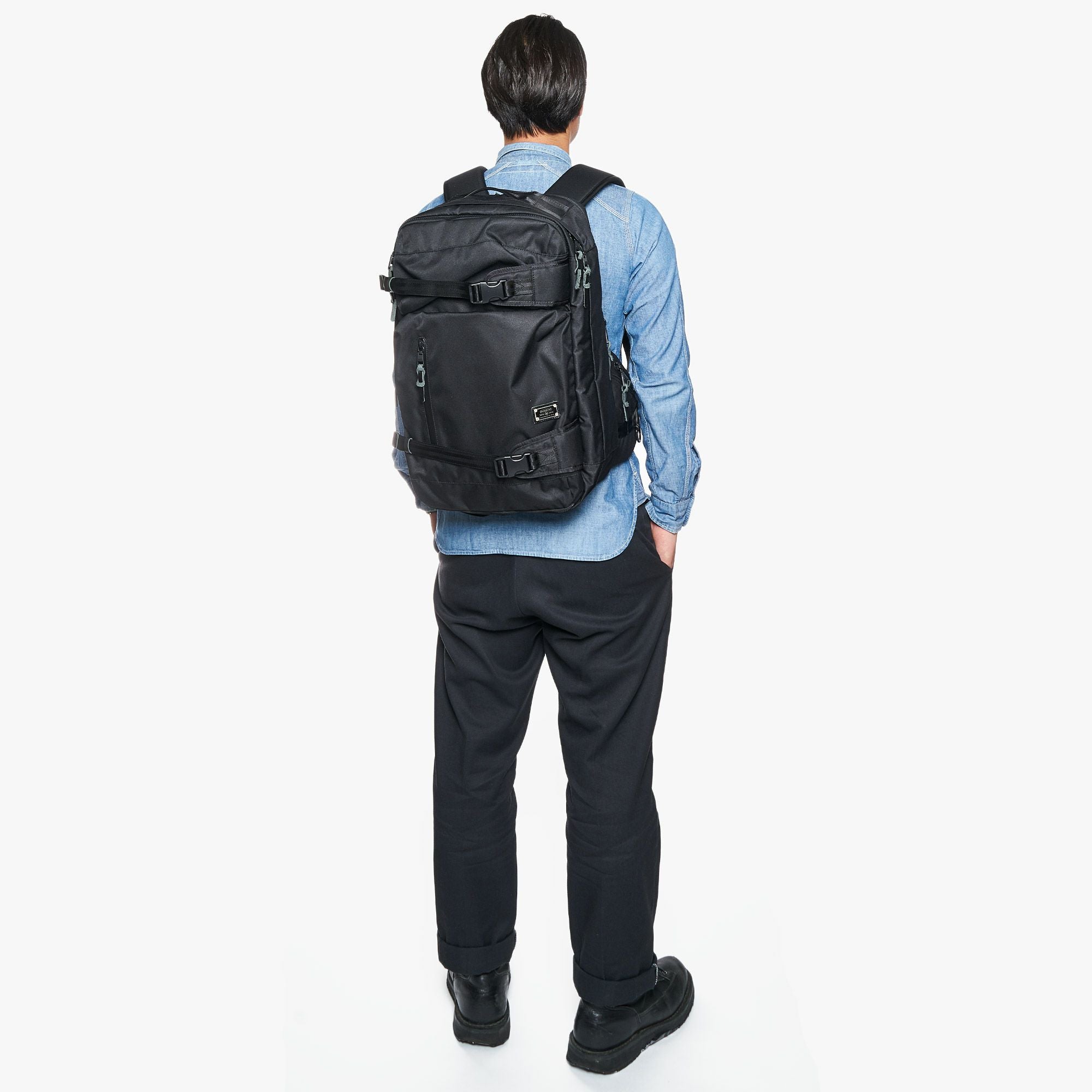 AS2OV (アッソブ) CORDURA DOBBY 305D 3WAY BACK PACK M BLACK