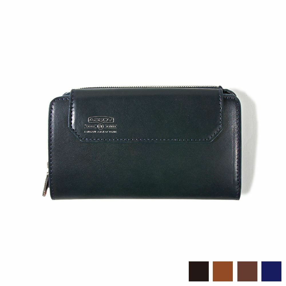 AS2OV (アッソブ) LEATHER MOBILE WALLET SHORT WALLET / 折財布