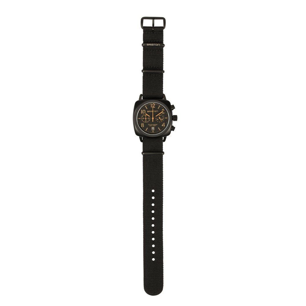 BRISTON ブリストン CLUBMASTER CLASSIC CHRONOGRAPH BLACK MATT WATCH