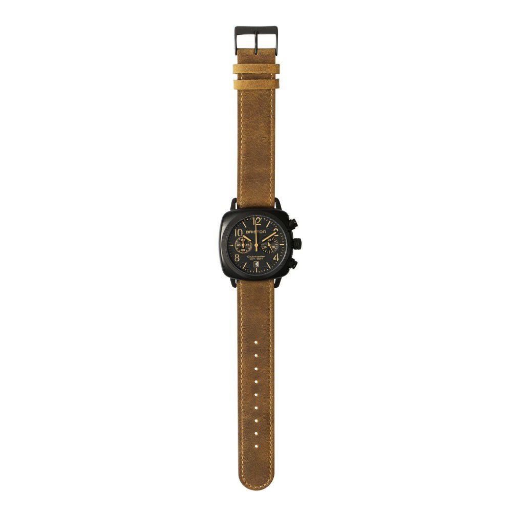 BRISTON ブリストン CLUBMASTER CLASSIC CHRONOGRAPH BLACK MATT WATCH