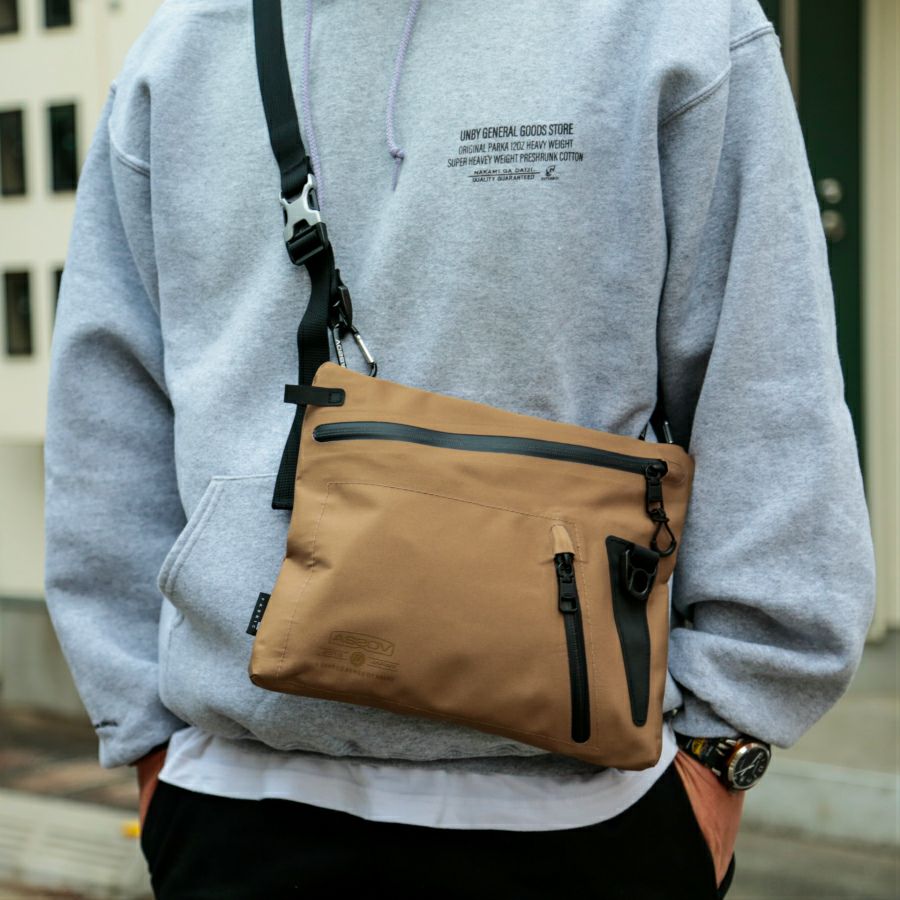 AS2OV (アッソブ) WATER PROOF CORDURA 305D SACOCHE サコッシュ 防水