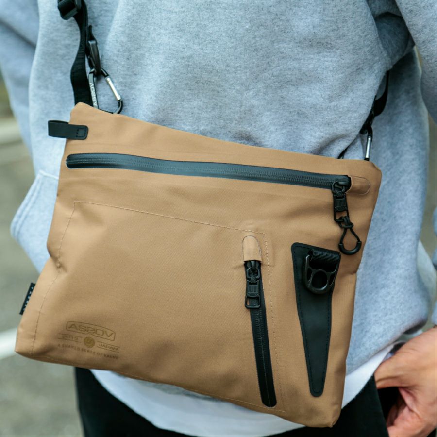 AS2OV (アッソブ) WATER PROOF CORDURA 305D SACOCHE サコッシュ 防水