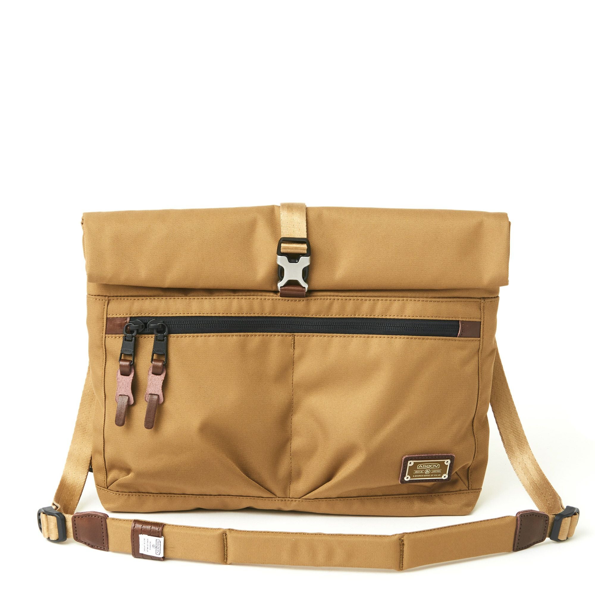【極美品】AS2OV アッソブ CORDURA DOBBY AS2OV (アッソブ) CORDURA DOBBY 305D ROUND ZIP BACK PACK KHAKI