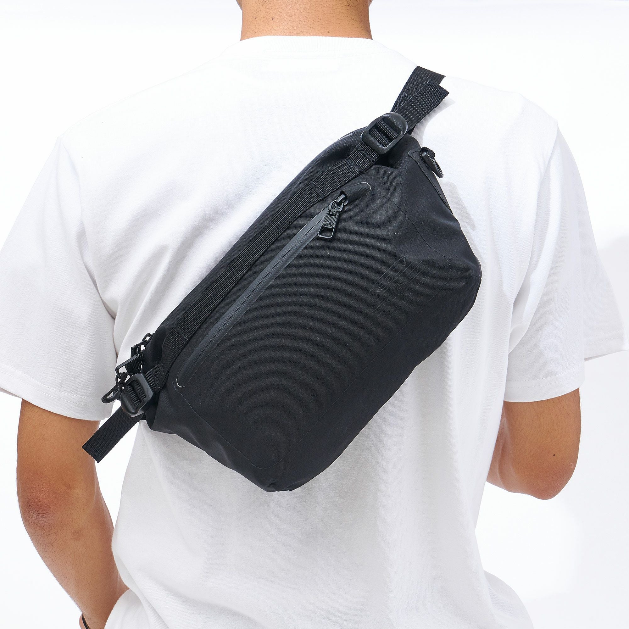 美品 AS2OV WATER PROOF FANNY PACK BLACK AS2OV（アッソブ） AS2OV WATER PROOF CORDURA 305D FANNY PACK