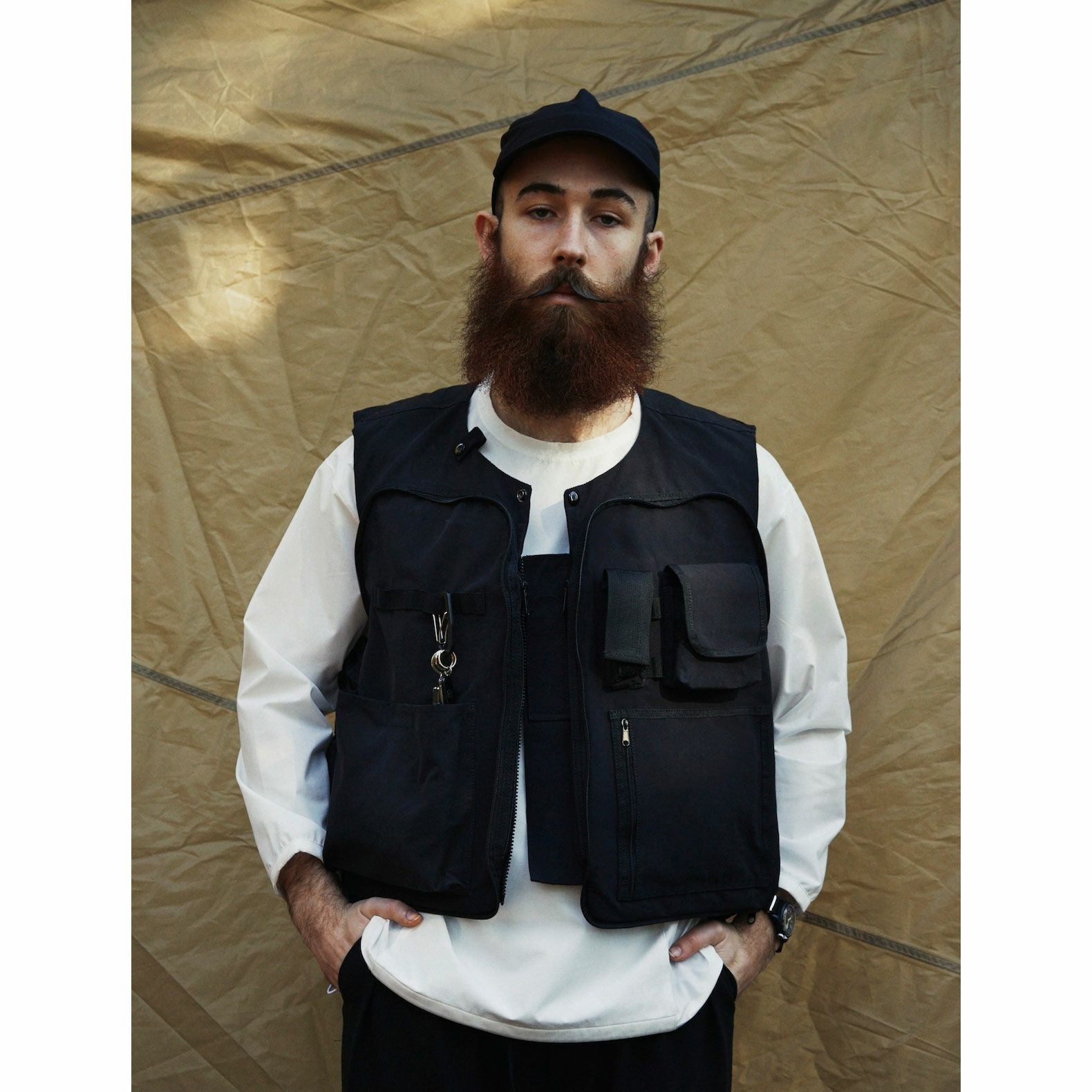 as2ov アッソブ アウトドア ベスト AS2OV (アッソブ) SHRINK NYLON CAMP VEST 2 / キャンプ ベスト