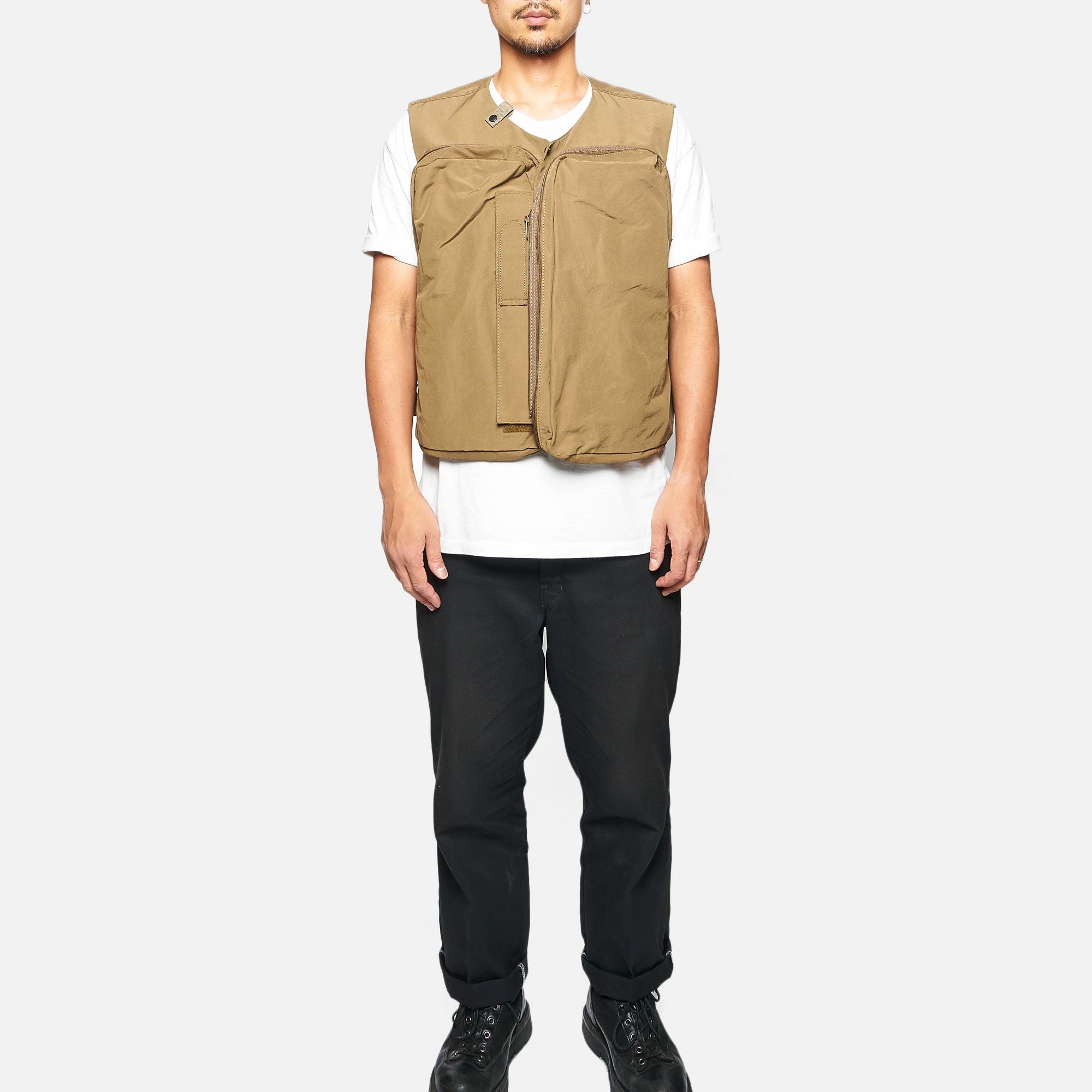 AS2OV (アッソブ) SHRINK NYLON CAMP VEST 2 / キャンプ ベスト