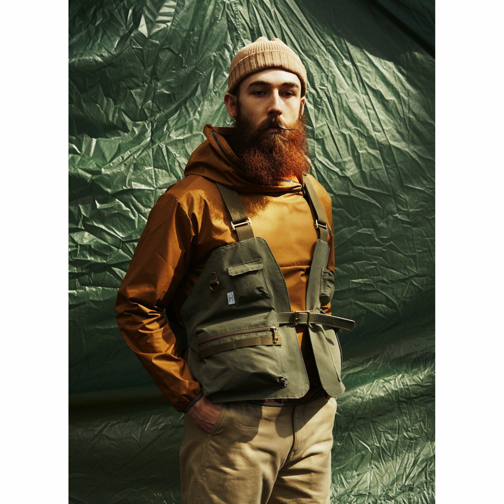 AS2OV (アッソブ) SHRINK NYLON CAMP VEST / キャンプ ベスト | バッグ